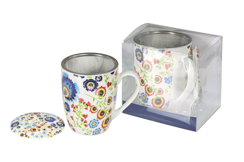 Kubek z zaparzaczem metalowym