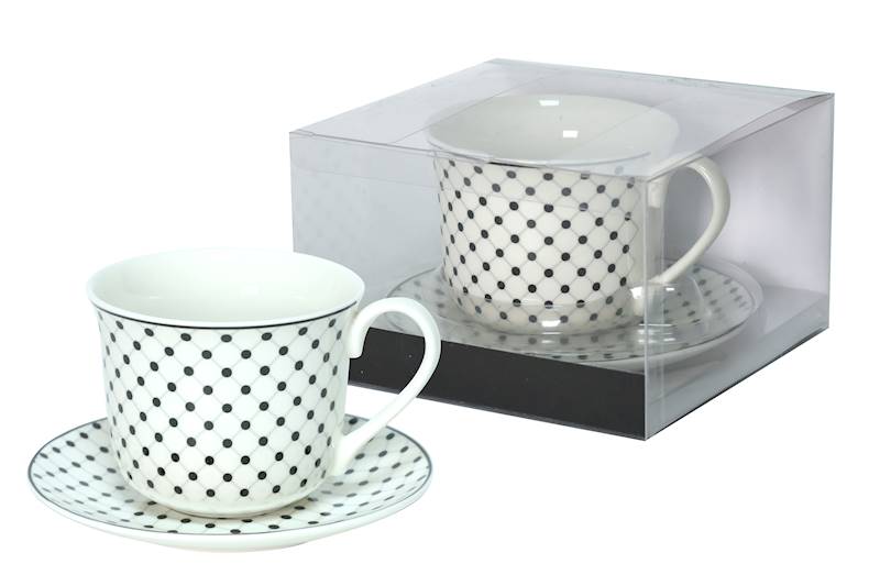 Filiżanka ze spodkiem jumbo 