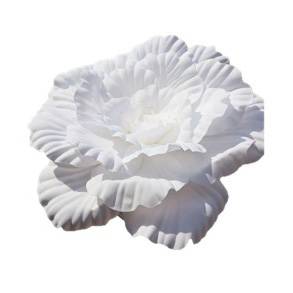 Kwiat biały z pianki XXL