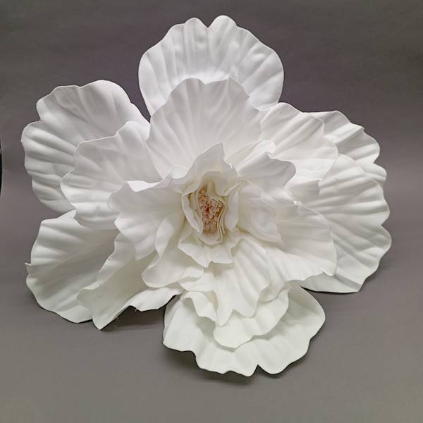 Kwiat piankowy XL biały