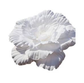 Kwiat piankowy XL biały