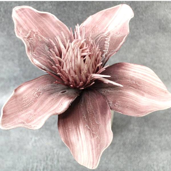 Magnolia 50, kwiat 28 cm, 3 kol:brzosk, róż, ziel.