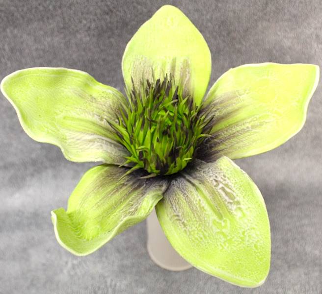 Magnolia 50, kwiat 28 cm, 3 kol:brzosk, róż, ziel.