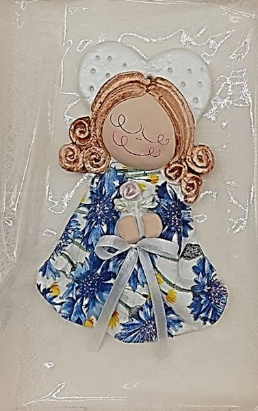 Aniołek decoupage Róża