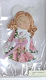 Aniołek decoupage Róża