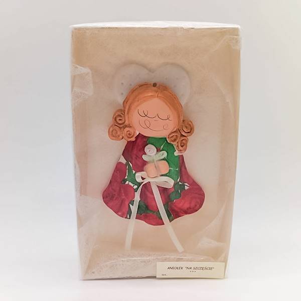 Aniołek decoupage Róża