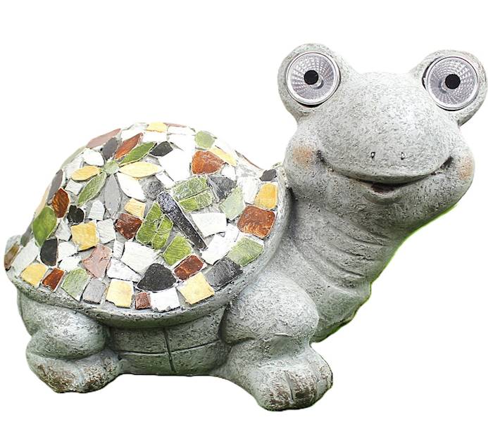 Figura LED solarna - żółw, 35*22*22 cm