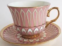 Filiżanki z talerzykami op.6 szt.