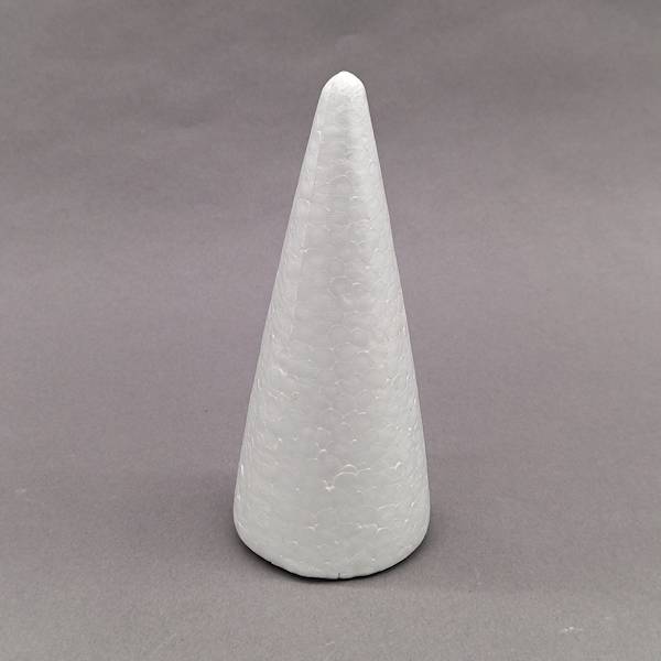 Stożek styropianowy 15 cm, luz