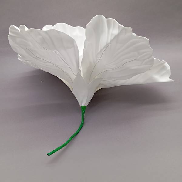 Kwiat piankowy XL biały(ok.35 cm)