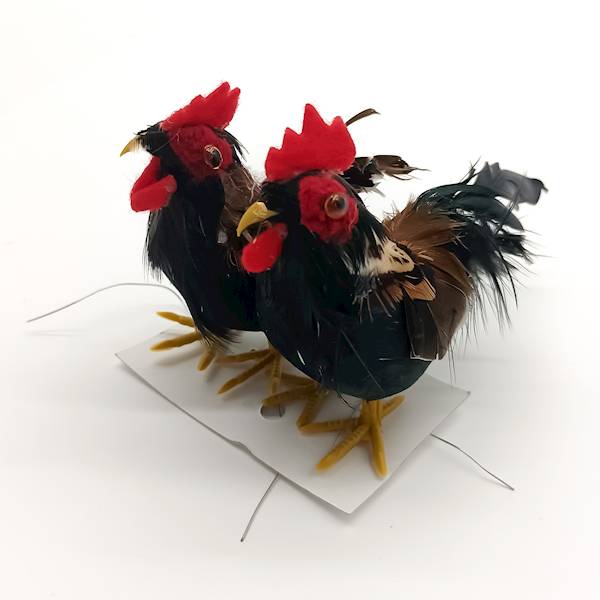 Kura + kogut para mała 8 cm