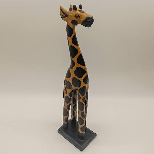 Rzeżba żyrafa 40 cm IND