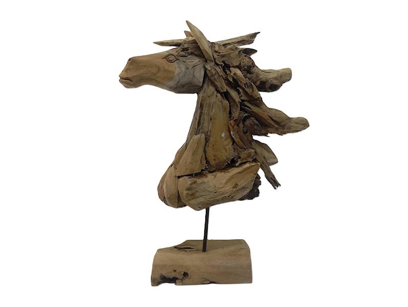 Teak koń drut 50 cm