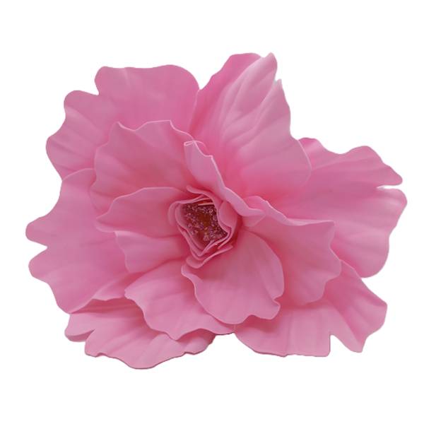 Kwiat różowy z pianki XXL, 50 cm