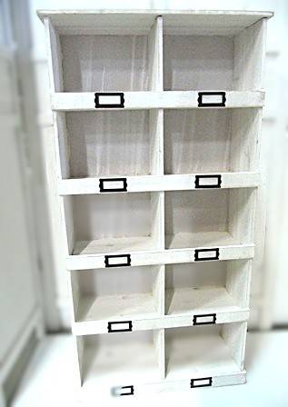 szafka z podziałami oliwkowa/biała 96x50x20