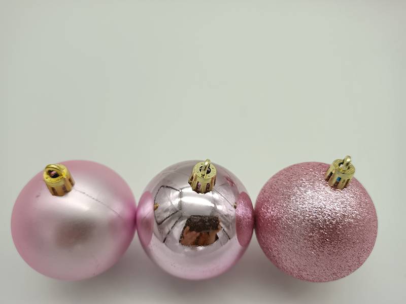 Bombka plastikowa - 6 cm (12 szt.)