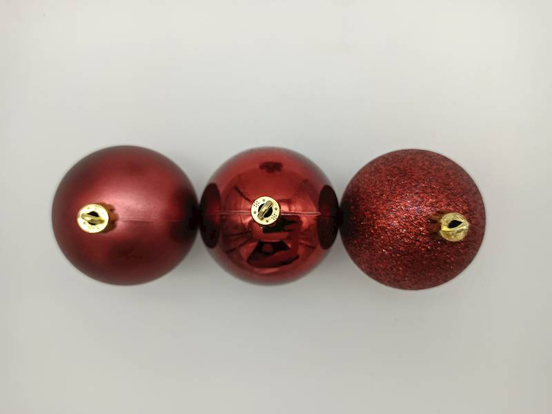 Bombka plastikowa - 6 cm (12 szt.)