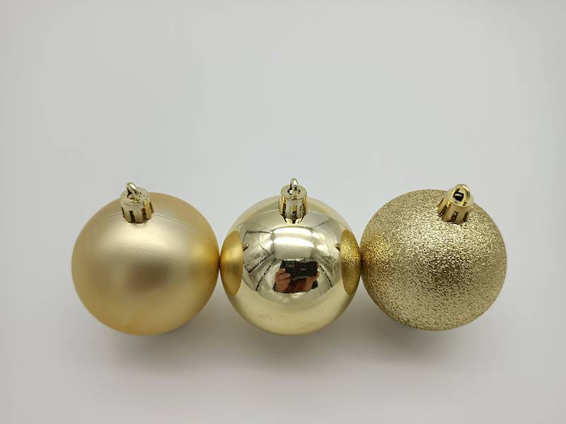 Bombka plastikowa - 6 cm (12 szt.)