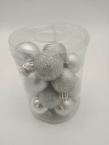 Bombka plastikowa - 4 cm (20 szt.)