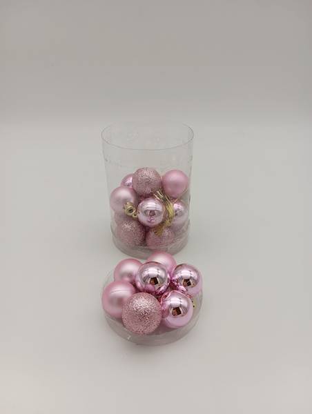 Bombka plastikowa - 3 cm (20 szt.)