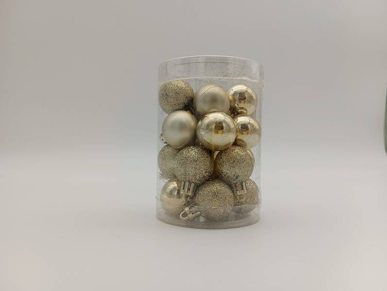 Bombka plastikowa - 3 cm (20 szt.)