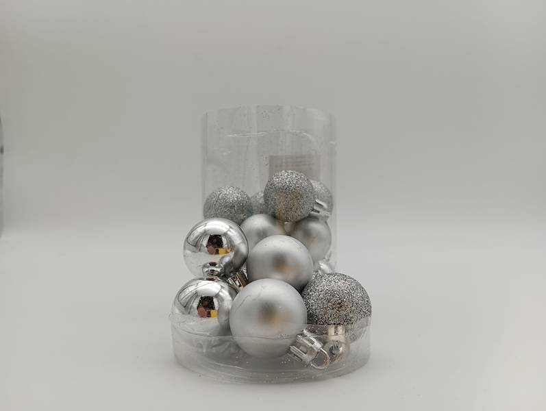 Bombka plastikowa - 3 cm (20 szt.)