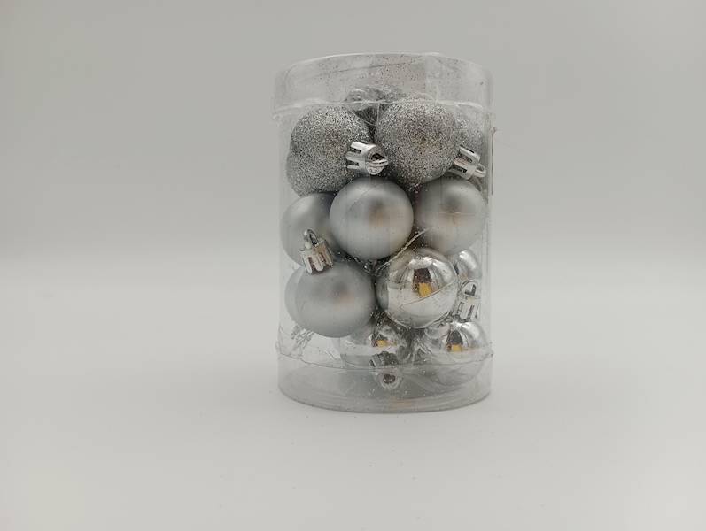 Bombka plastikowa - 3 cm (20 szt.)