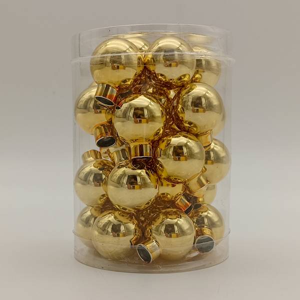 Bombka szklana, florystyczna - 2,5cm (30 szt.)