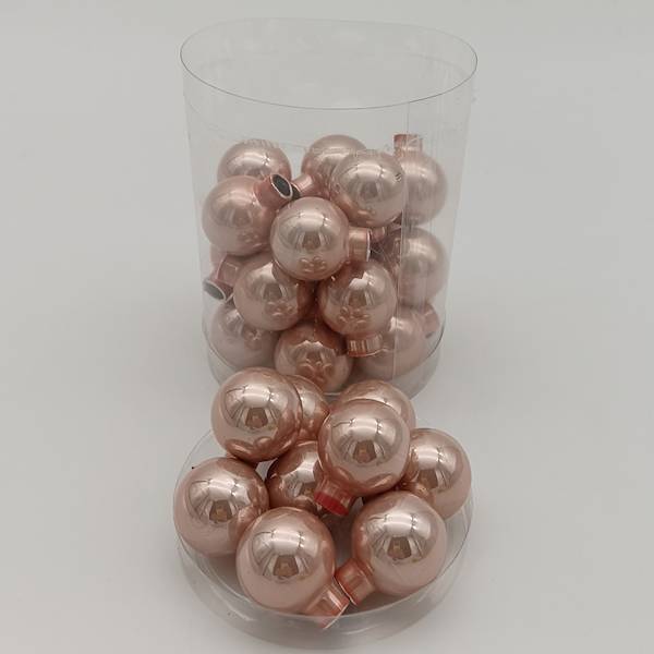 Bombka szklana, florystyczna - 2,5cm (30 szt.)