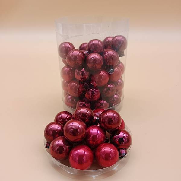 Bombka szklana, florystyczna - 2 cm (60 szt.)