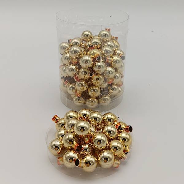 Bombka szklana, florystyczna - 1,5 cm (120 szt.)