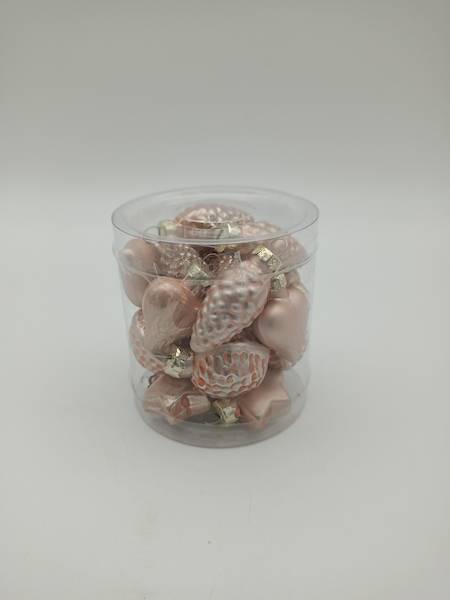 Bombka szklana mix kształtów - 3,5cm