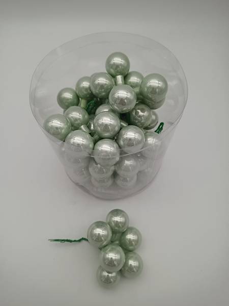 Bombka szklana, na drucie - 3 cm (72 szt.)