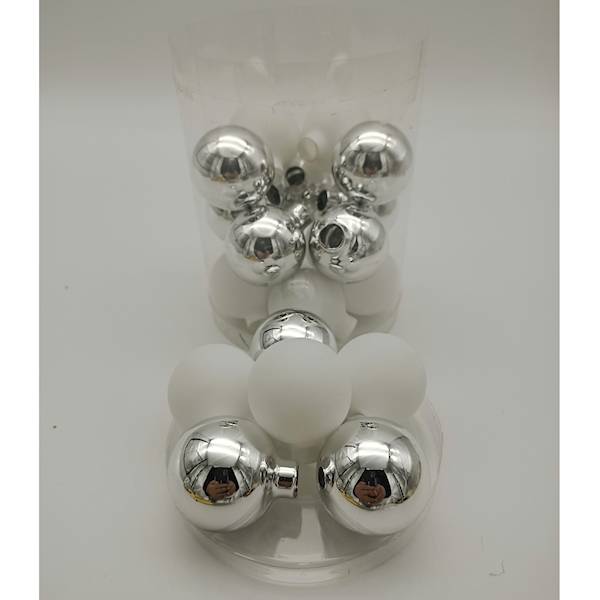 Bombka szklana, florystyczna - 4 cm (20 szt.)