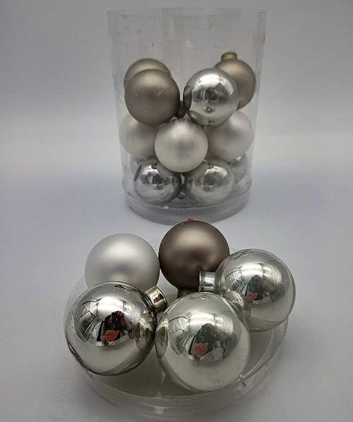 Bombka szklana, florystyczna - 4 cm (20 szt.)