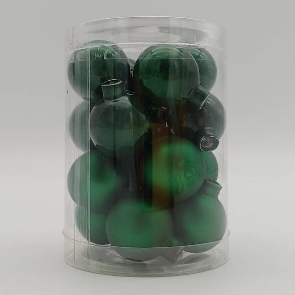 Bombka szklana, florystyczna - 3 cm (16 szt.)