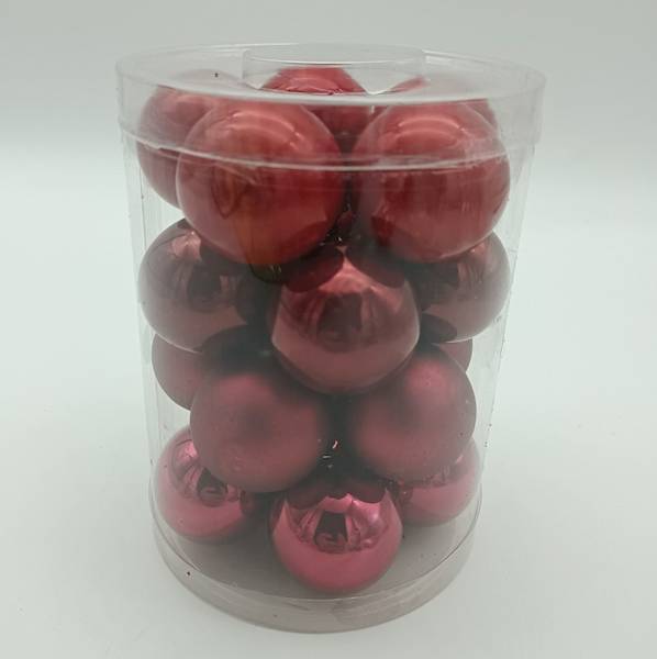 Bombka szklana, florystyczna - 4 cm (20 szt.)