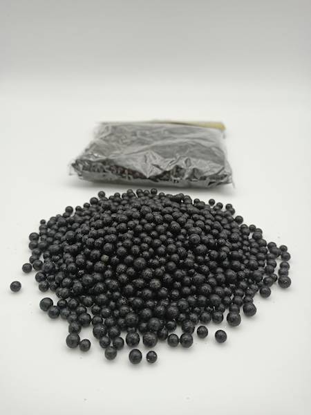 Grys styropianowy brokatowany Czarny 40 g