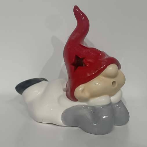 Skrzat ceramiczny leżący 10x11x6 cm