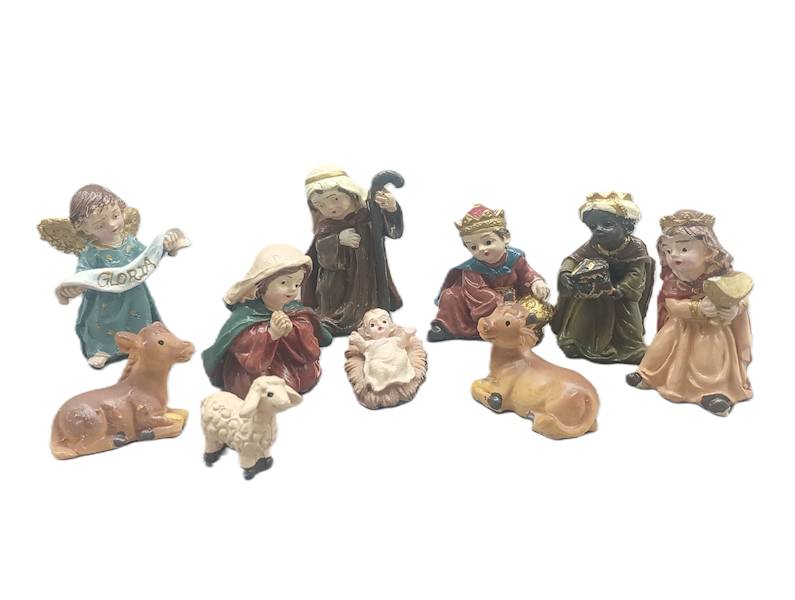 Figurki do szopki, 10 szt.