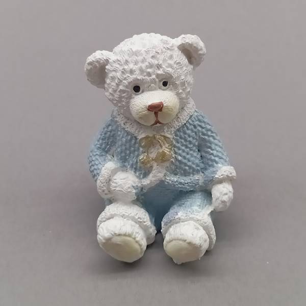 Miś chłopiec, 6 cm, poliresin