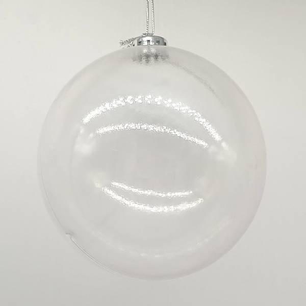 Bombka szkło transparent 150 mm
