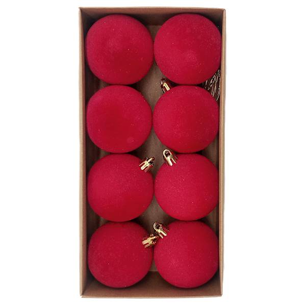 Bombka plastikowa - 6 cm (8 szt.)