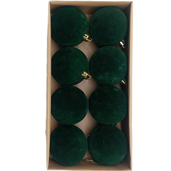 Bombka plastikowa - 6 cm (8 szt.)