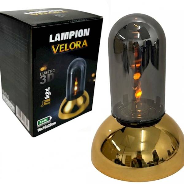 lampion solarny 22 cm szklana tuba