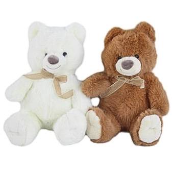 Miś gruby 2 kolory 39 cm, beż, brąz