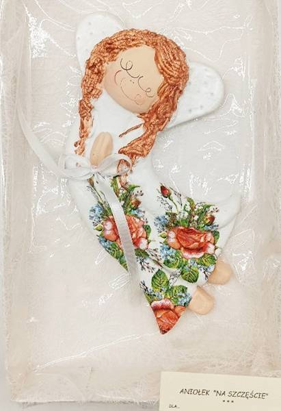 Aniołek decoupage Halinka