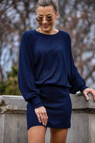 SUKIENKA MILLY NAVY MOELLE R.ONE SIZE