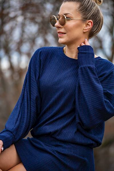 SUKIENKA MILLY NAVY MOELLE R.ONE SIZE