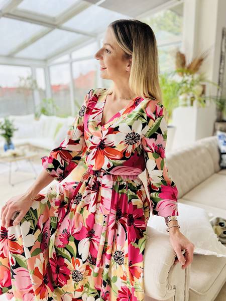 SUKIENKA PINK BLOSSOM MOELLE R.ONE SIZE